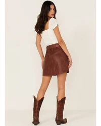 Idyllwind Women's Western Belt Leather Mini Skirt