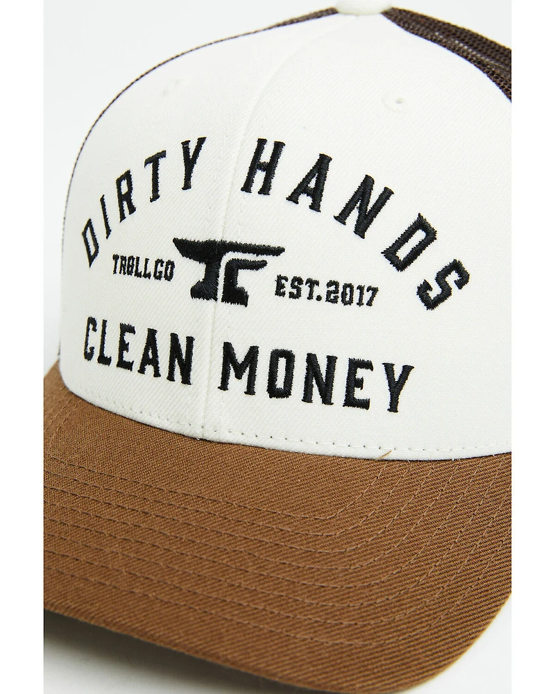 Troll Co Men's Dirty Hands Clean Money Ball Cap