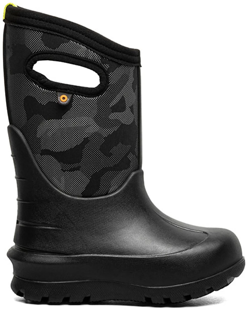 Bogs Boys' Neo Classic Camo Waterproof Boots - Round Toe