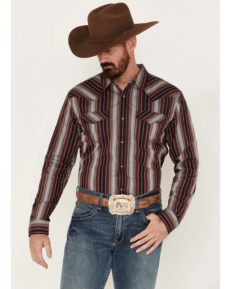 Moonshine Spirit Men's The Vault Long Sleeve Snap Western Shirt