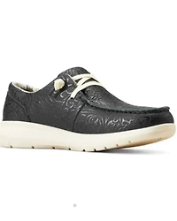 Ariat Women's Hilo Floral Embossed Casual Shoes - Moc Toe
