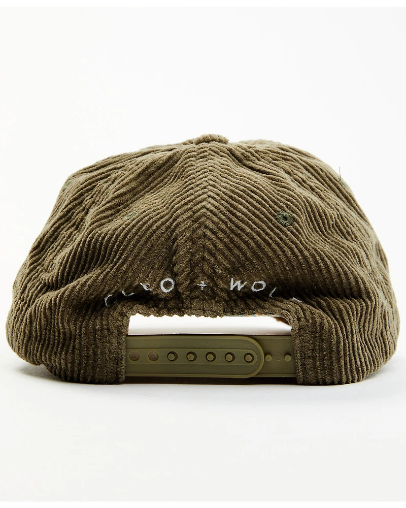 Cleo + Wolf Women's Solid Corduroy Ball Cap