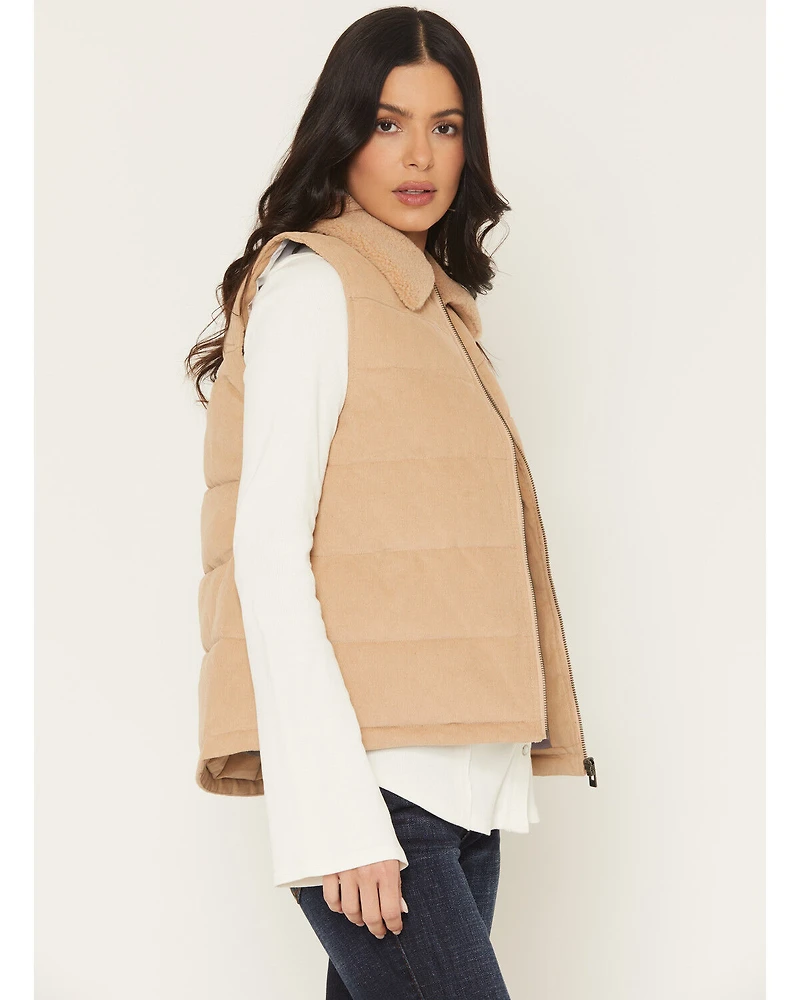 Idyllwind Women's Midvale Corduroy Embroidered Puffer Vest