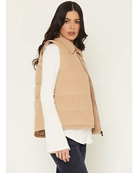 Idyllwind Women's Midvale Corduroy Embroidered Puffer Vest
