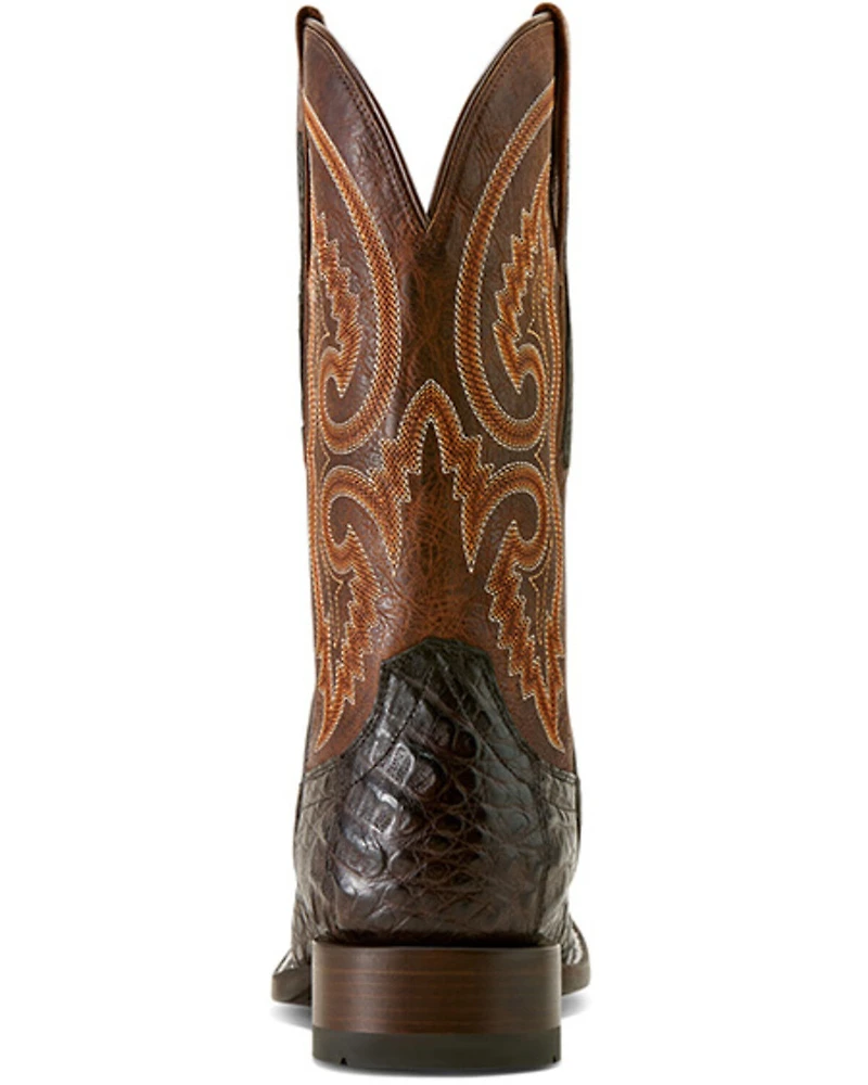 Ariat Men's Callen Exotic Caiman Belly Western Boots - Broad Square Toe