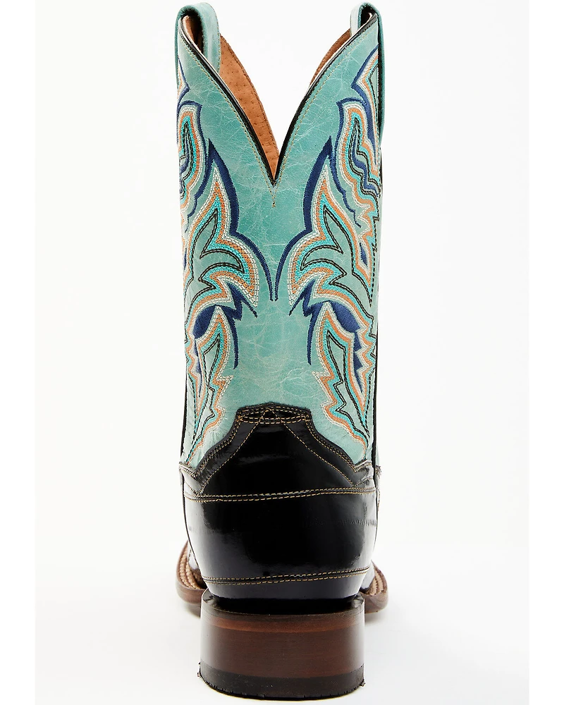 Dan Post Men's Eel Exotic Western Boots - Broad Square Toe