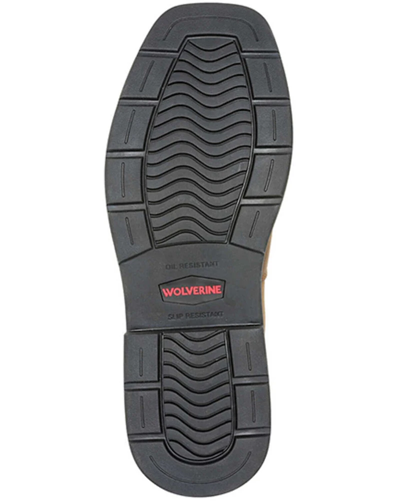 Wolverine Men's Rancher Level Chelsea Slip-On Work Boots - Steel Toe