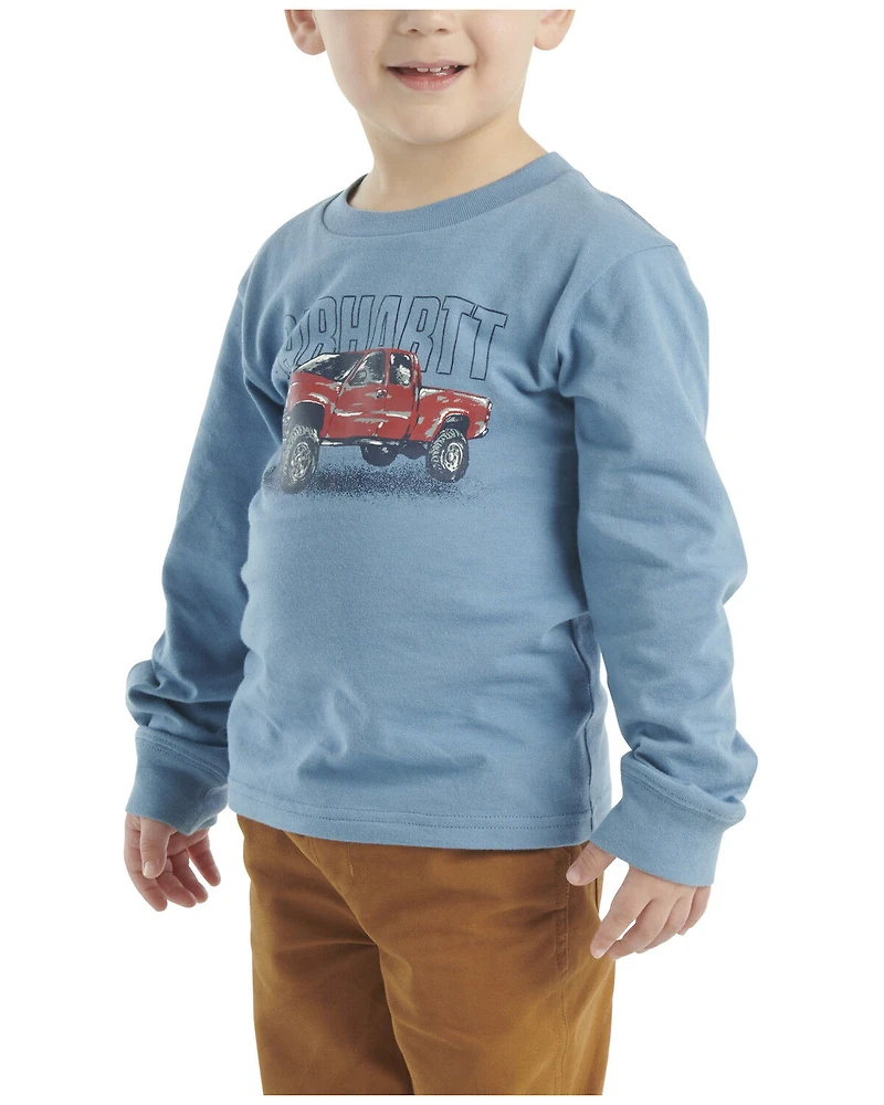 Carhartt Toddler Boys' Truck Long Sleeve Graphic T-Shirt