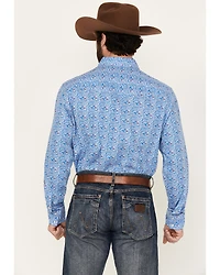 Wrangler 20X Men's Paisley Print Long Sleeve Snap Stretch Western Shirt