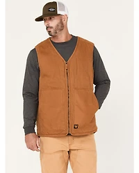 Hawx Men's Weathered Canvas Sherpa Lined Vest - Tall