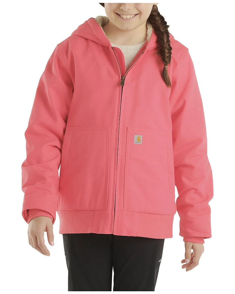 Carhartt Little Girls' Insulated Hooded Active Jacket