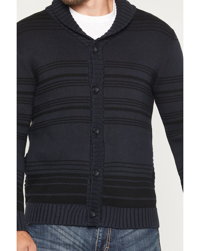 Pendleton Men's Tumal Ridge Multicolored Back Button-Down Sweater