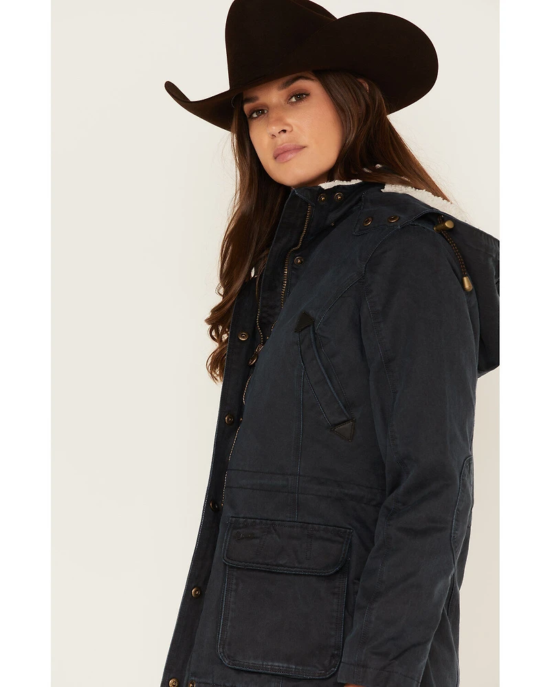 Outback Trading Co. Women's Woodbury Sherpa-Lined Hooded Jacket