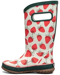 Bogs Boys' Skipper II Strawberries Rainboots