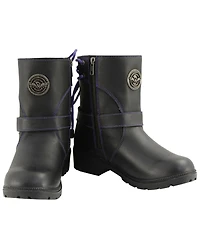 Milwaukee Leather Women's Harness Zip-Up Motorcycle Boots