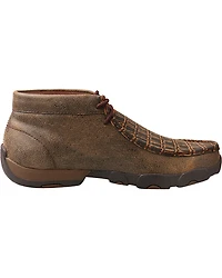 Twisted X Men's Caiman Print Driving Mocs - Moc Toe