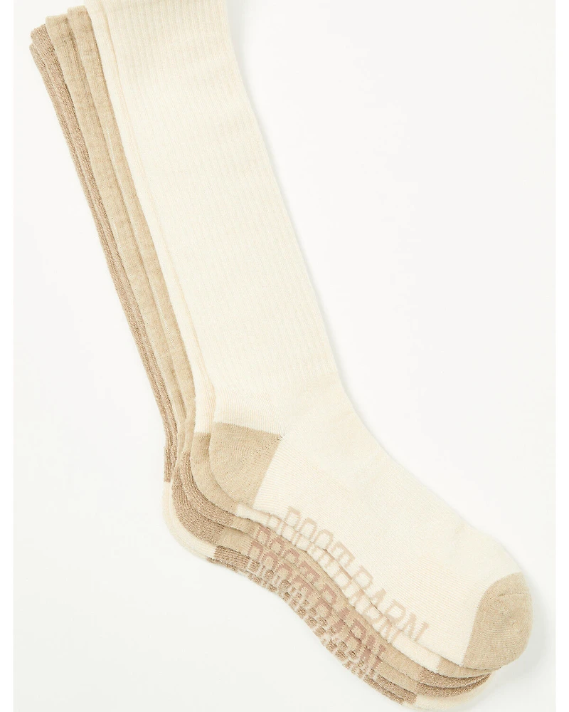 Boot Barn Women's Basic Over The Calf Socks - 3 Pack