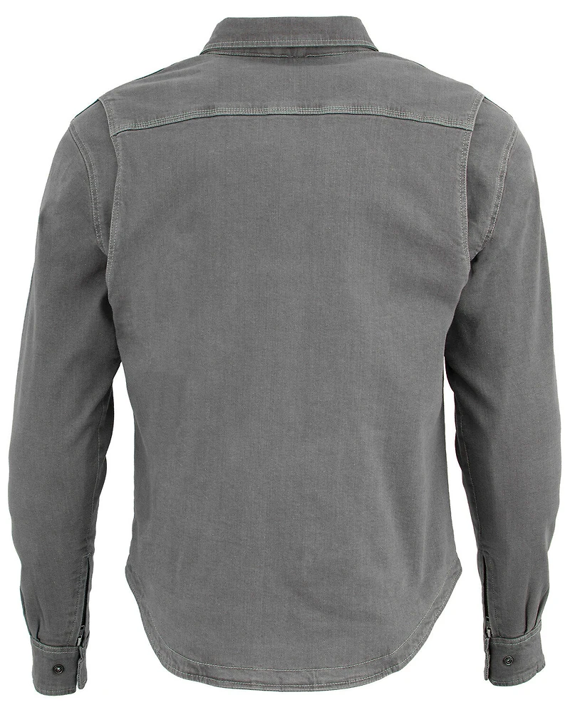 Milwaukee Performance Men's Aramid Reinforced Denim Biker Shirt - Big & Tall
