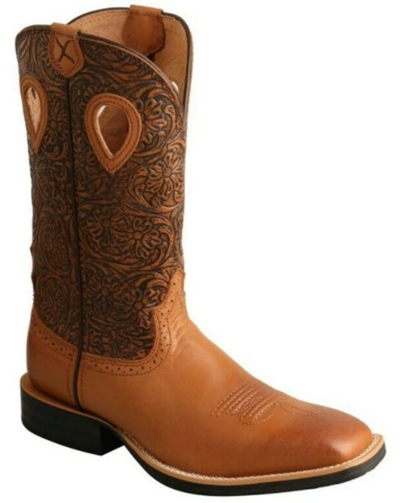 Twisted X Women's Ruff Stock Western Performance Boots - Broad Square Toe