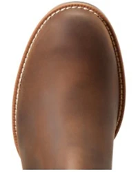 Ariat Men's Booker Distressed Brown Ultra Full-Grain Leather Ankle Boot - Round Toe