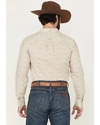 Ariat Men's Team Alder Paisley Print Long Sleeve Button-Down Western Shirt