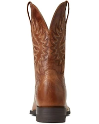 Ariat Men's Brander Leather Performance Western Boot - Broad Square Toe