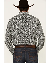 Cody James Men's Alyssum Floral Print Long Sleeve Snap Western Shirt
