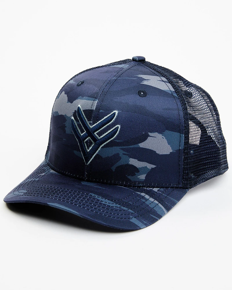 Hawx Men's Camo Print Mesh Back Ball Cap