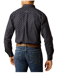 Ariat Men's Taylor Geo Print Long Sleeve Button-Down Western Shirt