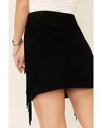 Double D Ranch Women's Gathered Stories Fringe Skirt