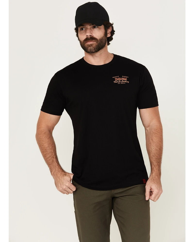 Troll Co Men's Retro Knuckle Buster Short Sleeve Graphic T-Shirt