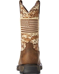Ariat Men's WorkHog® Patriot Camo Boots - Square Toe