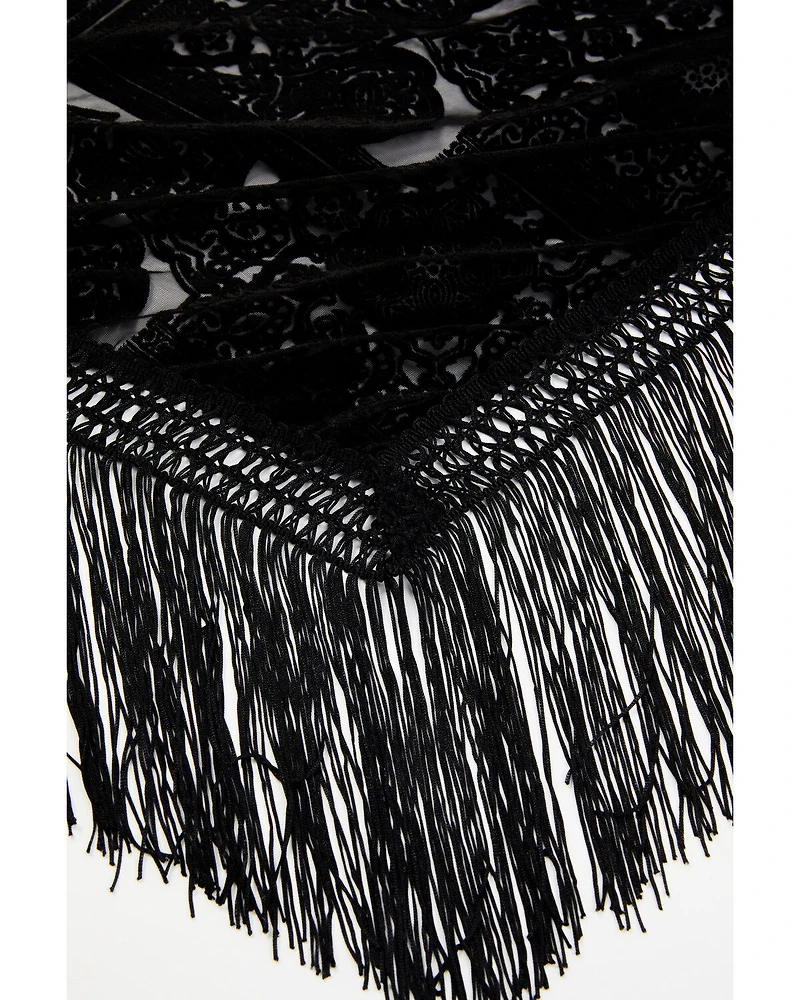 Idyllwind Women's Camillia Velvet Burnout Scarf