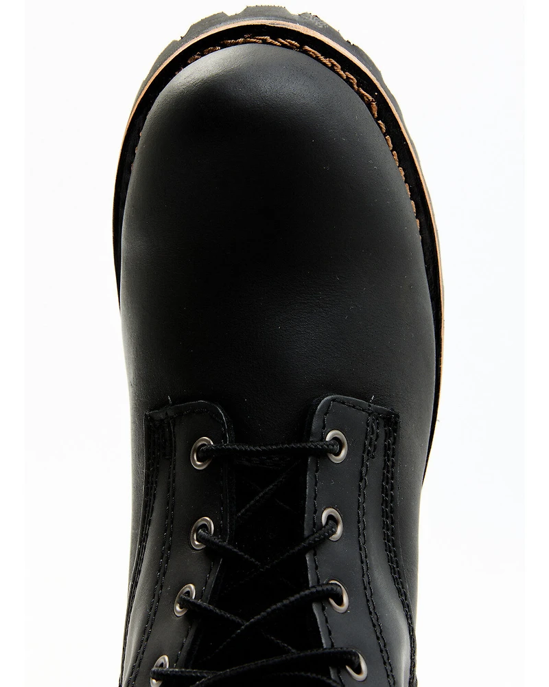 Hawx Men's 8" Logger Work Boots - Soft Toe