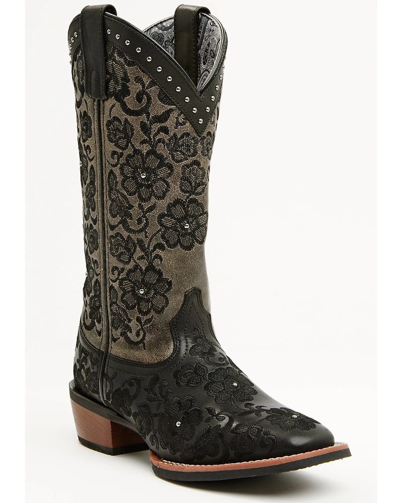 Laredo Women's Flora Western Boots - Broad Square Toe