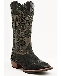 Laredo Women's Flora Western Boots - Broad Square Toe