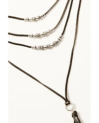 Shyanne Women's Dakota Layered Leather Necklace