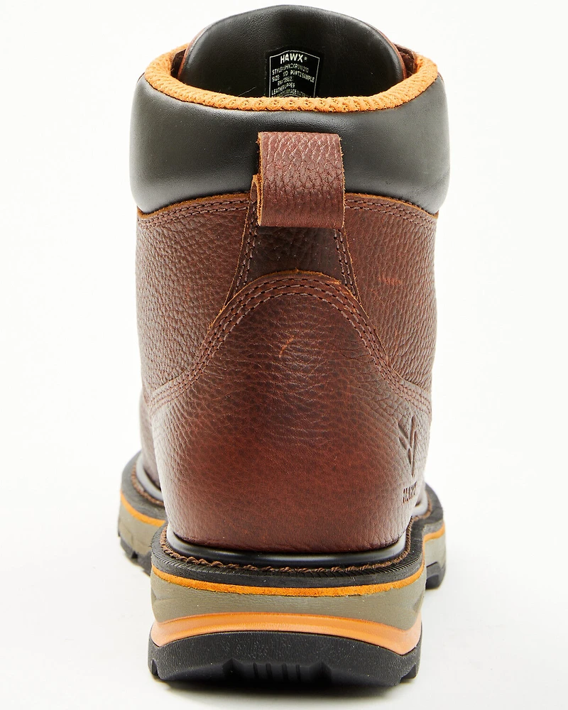Hawx Men's 6" Enduro Metguard Work Boots - Composite Toe