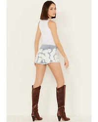 Shyanne Women's Light Wash High Rise Pull On Shorts
