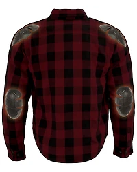 Milwaukee Performance Men's Aramid Checkered Flannel Biker Shirt - Big & Tall