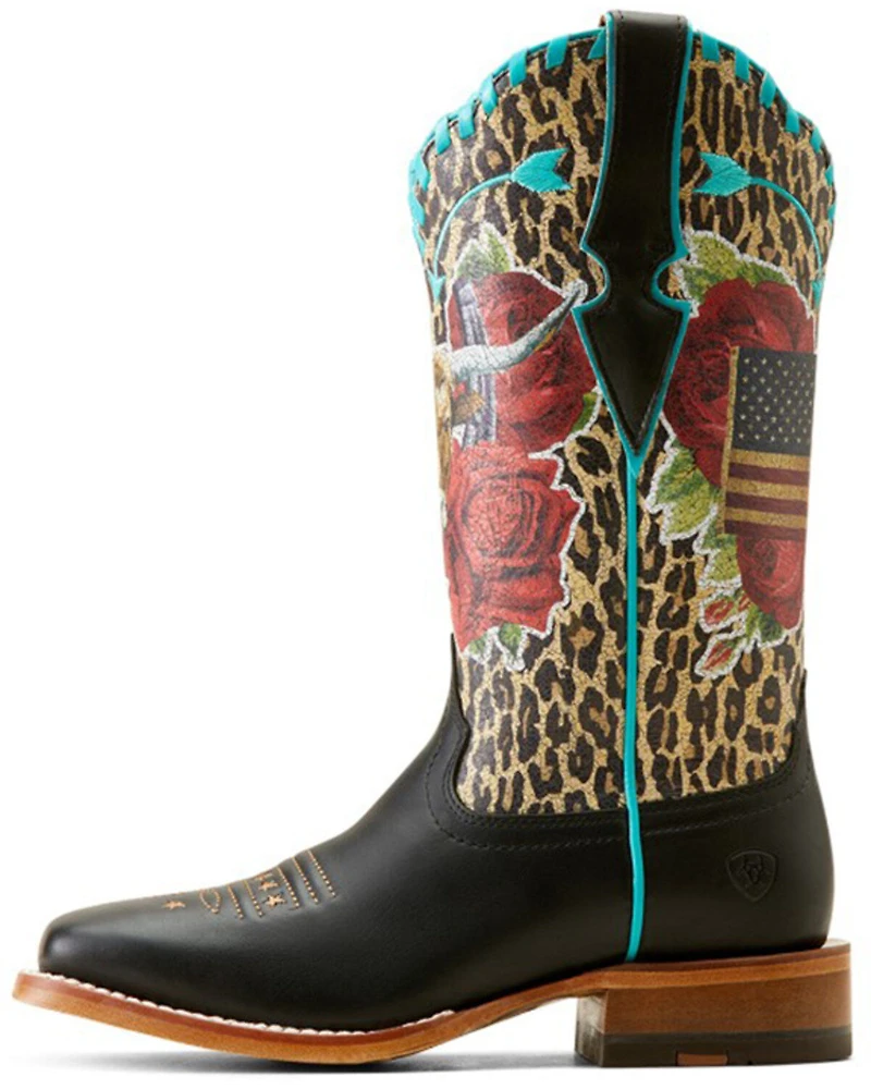 Ariat X Rodeo Quincy Women's Frontier Western Boots - Broad Square Toe