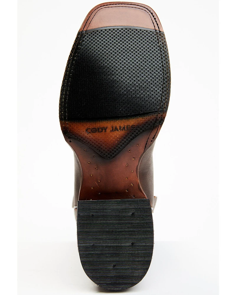 Cody James Men's Walnut Western Boots - Broad Square Toe