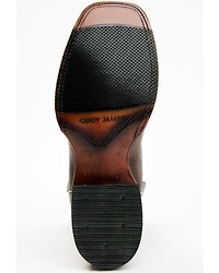 Cody James Men's Walnut Western Boots - Broad Square Toe