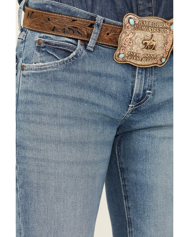 Wrangler Retro Women's Sadie Medium Wash Low Rise Stretch Trouser Jeans