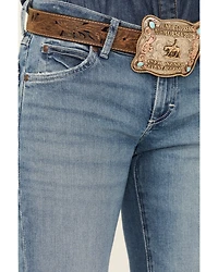 Wrangler Retro Women's Sadie Medium Wash Low Rise Stretch Trouser Jeans