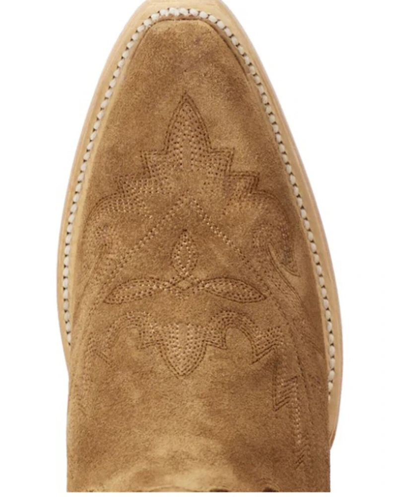 Lane Women's Lexington Knee High Corset Suede Western Boots - Snip Toe