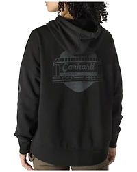 Carhartt Women's Oversized Fit Midweight Heart Graphic Hoodie