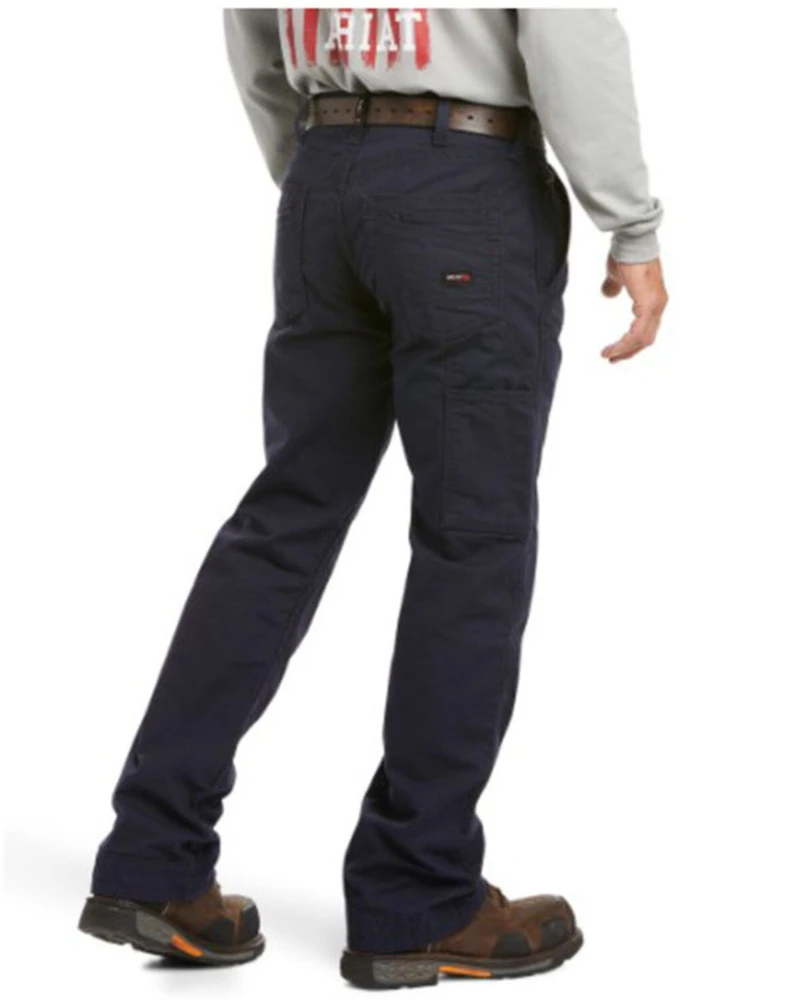 Ariat Men's FR M4 Navy Workhorse Bootcut Work Jeans - Big