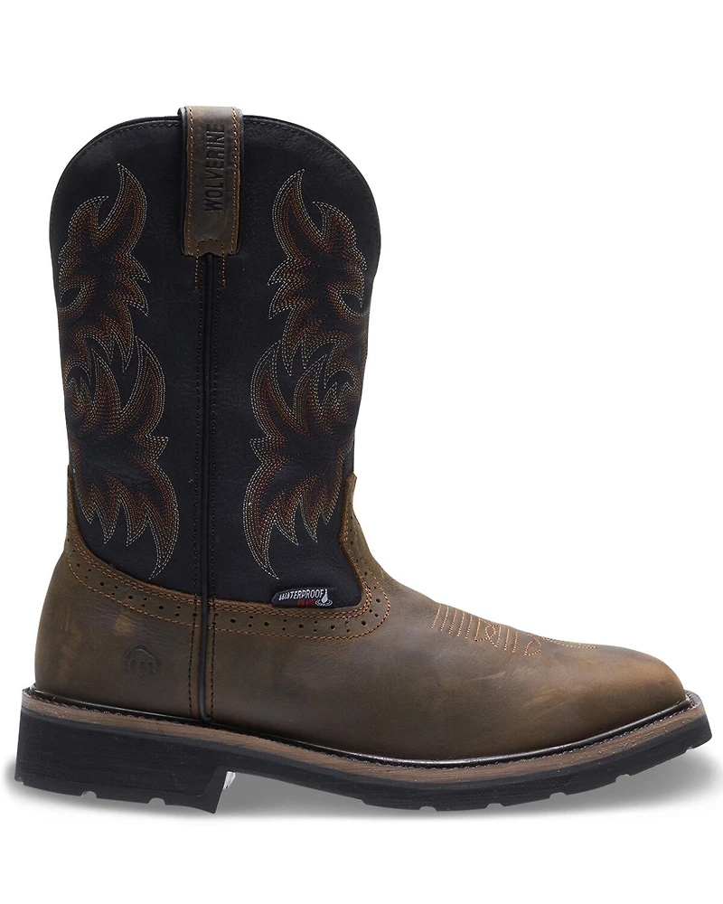 Wolverine Men's Rancher Waterproof Western Work Boots - Soft Toe