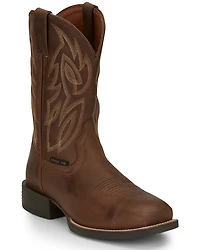 Justin Men's Canter Pull-On Work Boots - Steel Toe